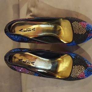 Alba sequin stelletto heel